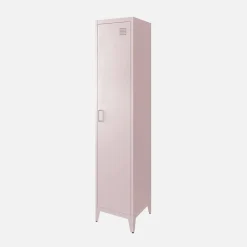 Industriële metalen kast 4 vakken 1 deur 38cm