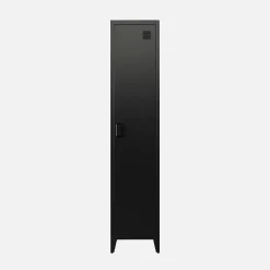 Industriële metalen kast 4 vakken 1 deur 38cm