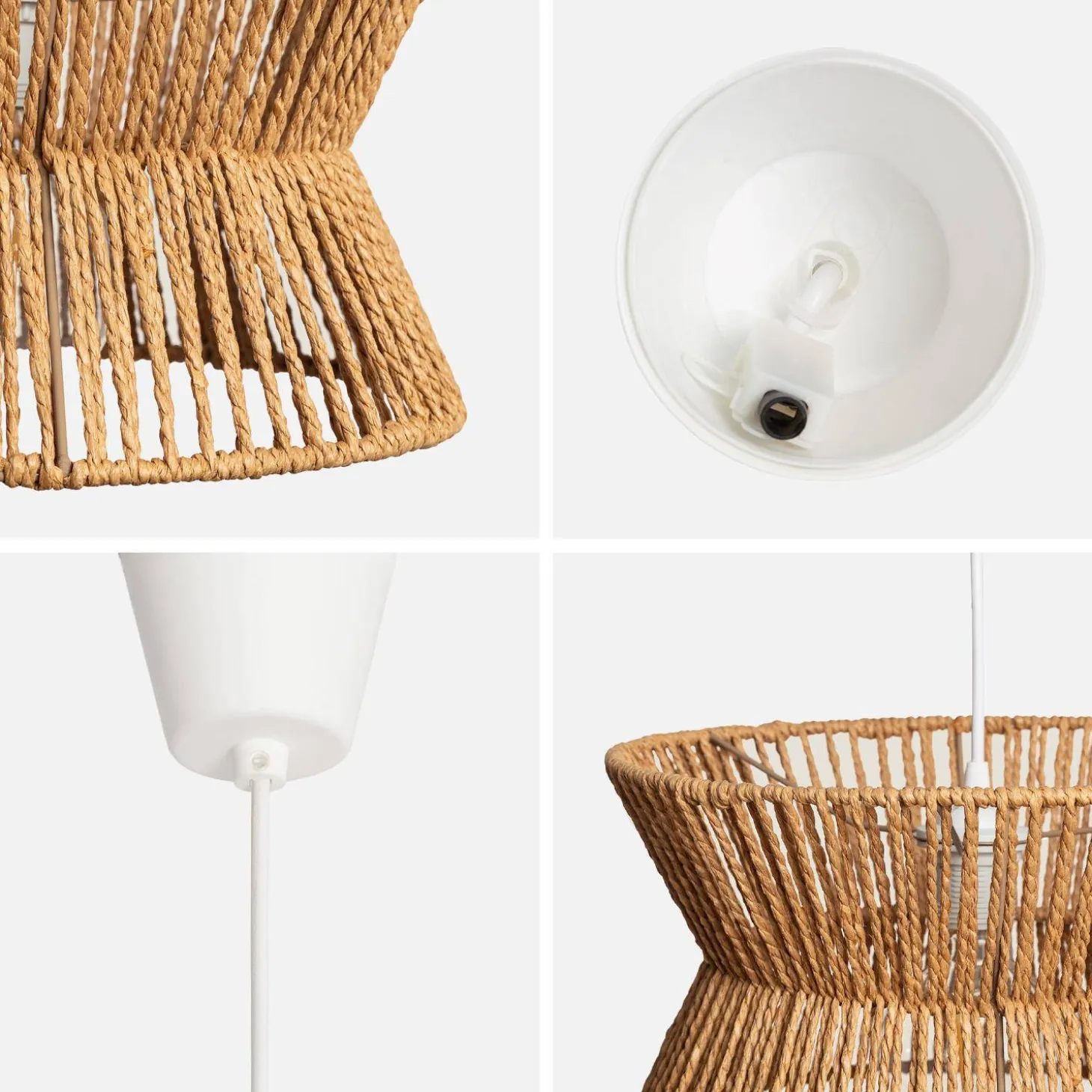 Interieur hanglamp, rotan effect, Ø 35 cm