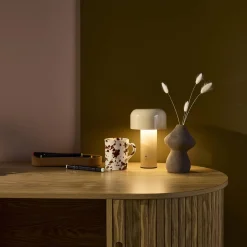 Interieur tafellamp, LED, metaal, Ø 13cm