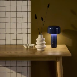 Interieur tafellamp, LED, metaal, Ø 13cm