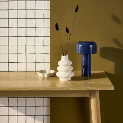 Interieur tafellamp, LED, metaal, Ø 13cm