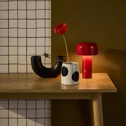 Interieur tafellamp, LED, metaal, Ø 13cm