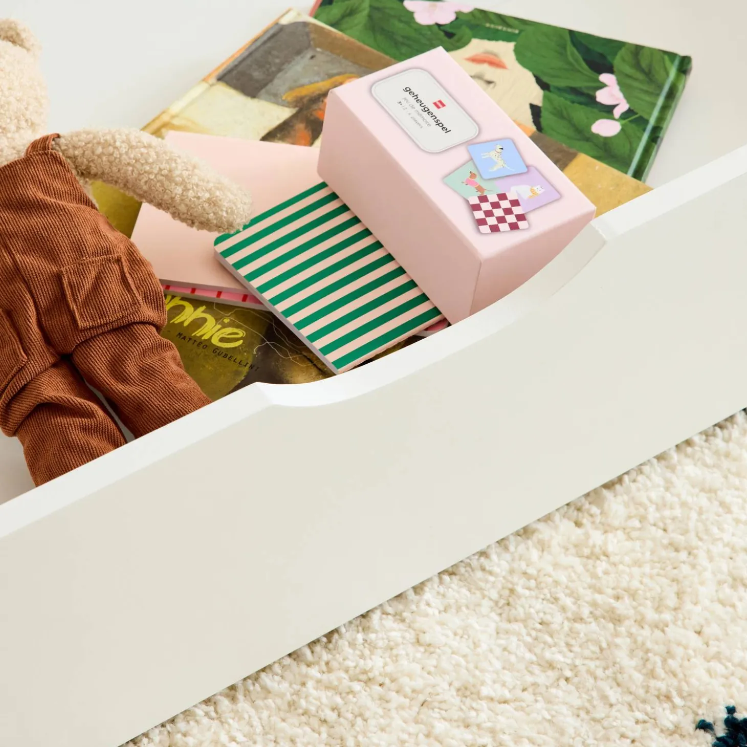 Kinderbedlades van dennenhout (set van 2)