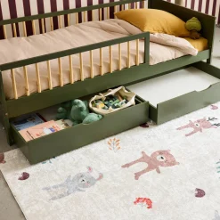 Kinderbedlades van dennenhout (set van 2)