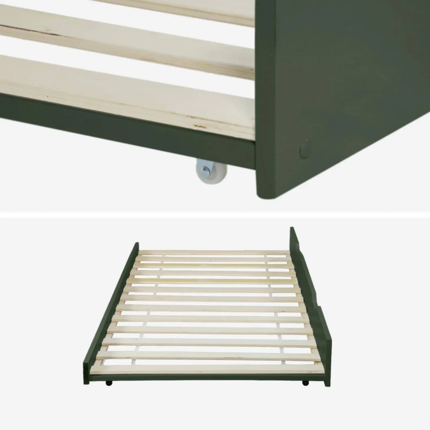 Kinderbedlade van dennenhout
