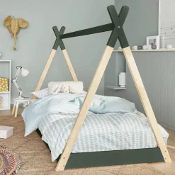 Kinderbed tipi, 90x190cm, lattenbodem inbegrepen
