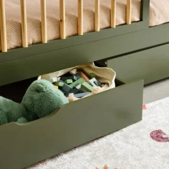 Kinderbed 90x190cm met lattenbodem en 2 lades dennenhout