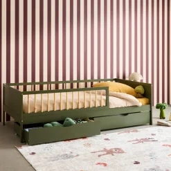 Kinderbed 90x190cm met lattenbodem en 2 lades dennenhout