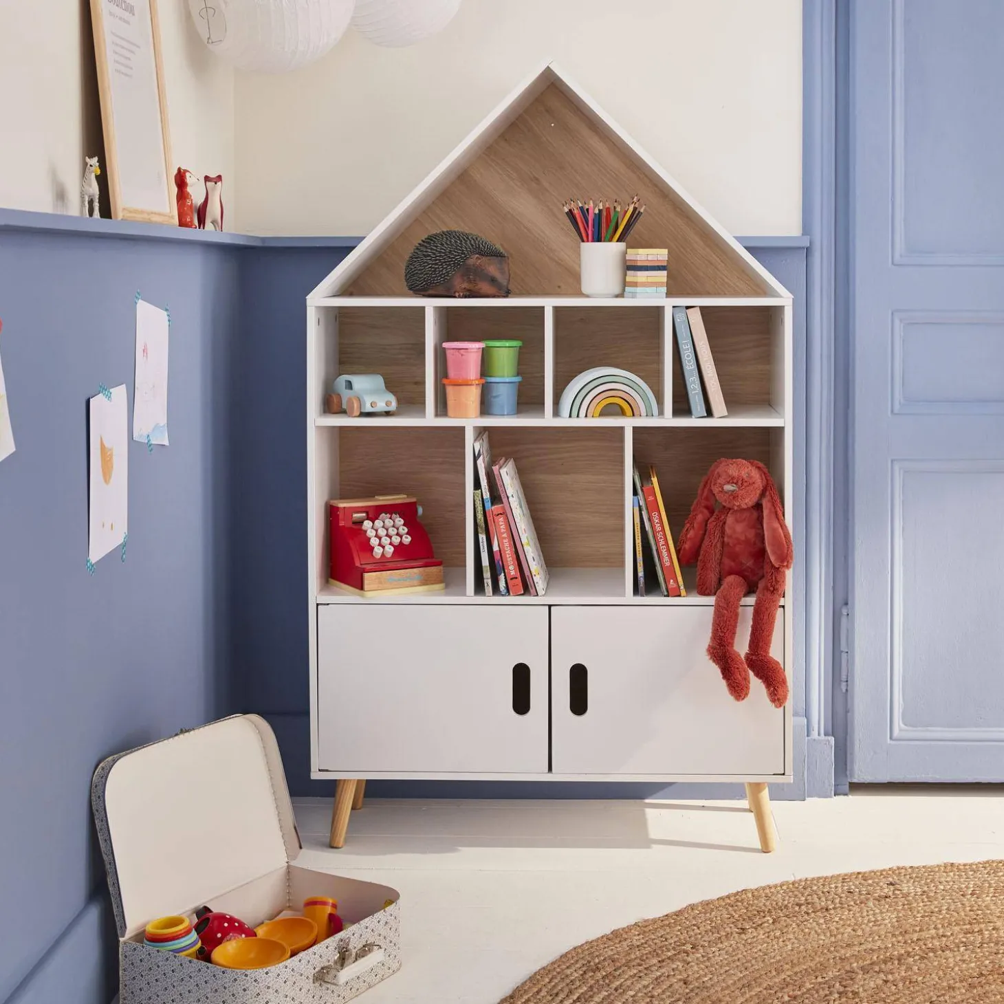 Kinderboekenkast huis