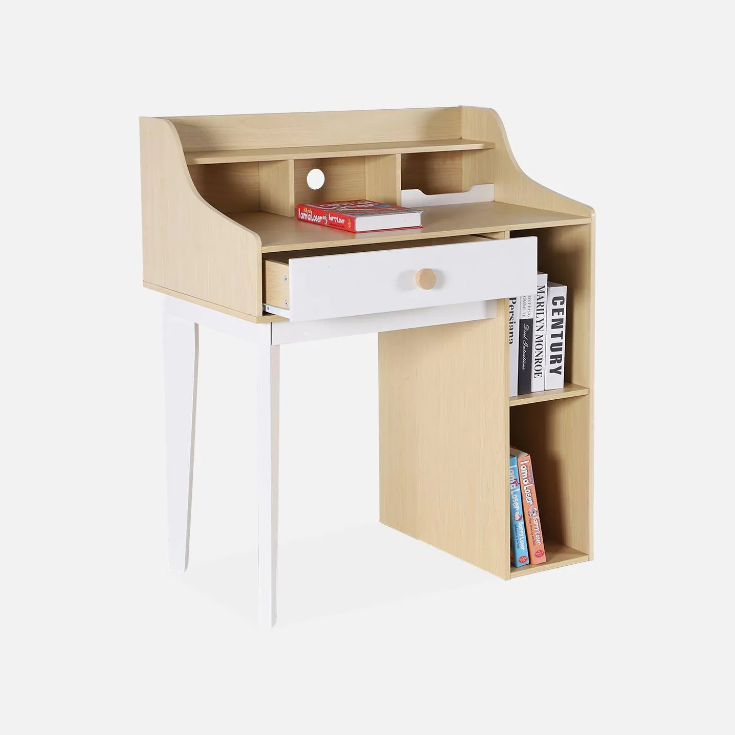 Kinderbureau met lade en planken