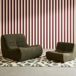 Kinderfauteuil met gestructureerde bouclé 1-zits
