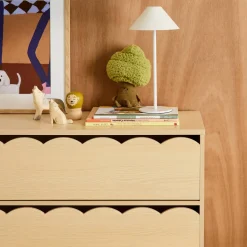 Kinderladekast houtdecor 3 lades