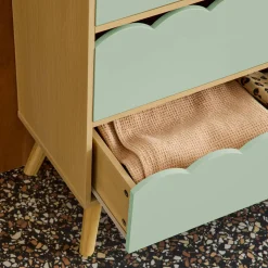 Kinderladekast houtdecor 3 lades