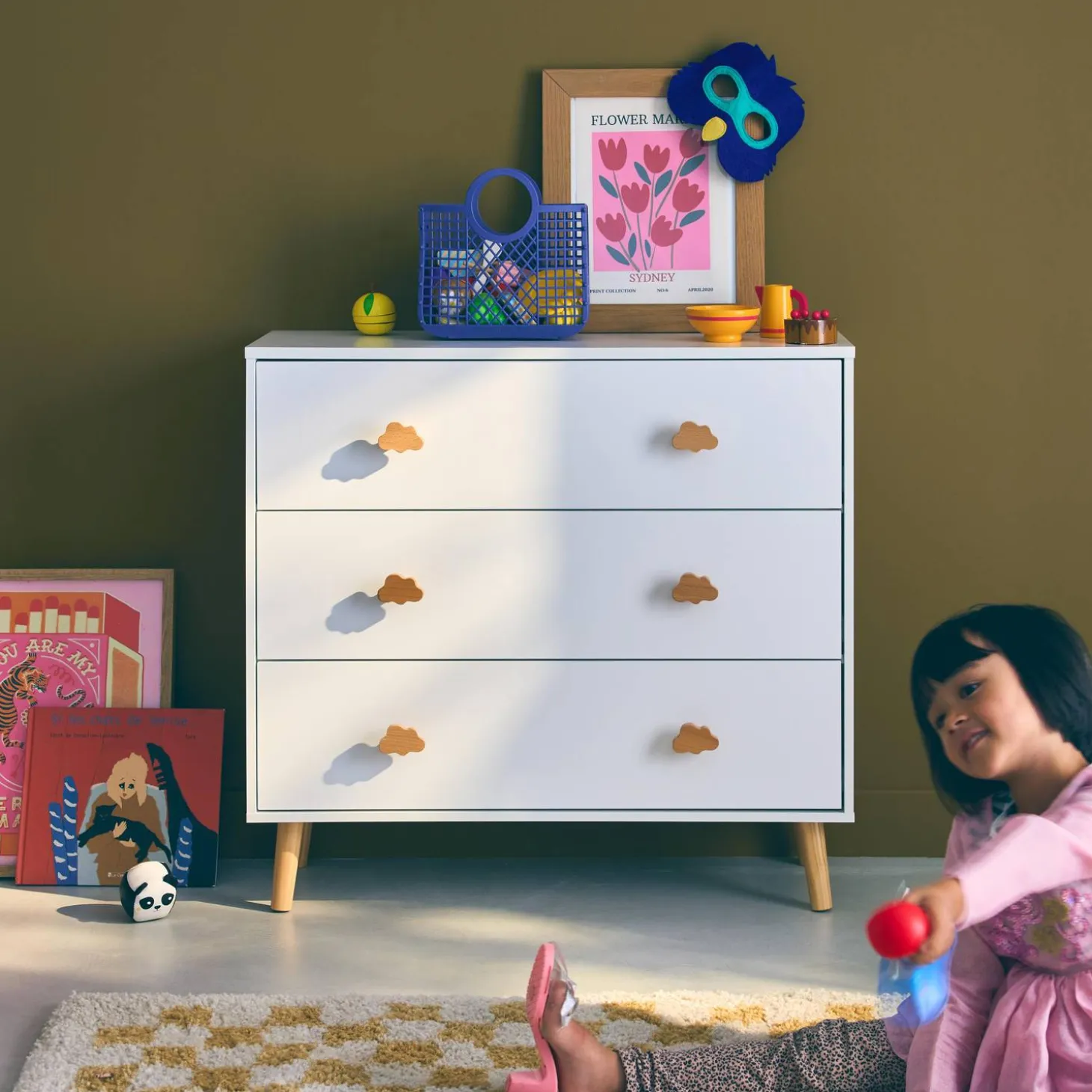 Kinderladekast, 3 laden