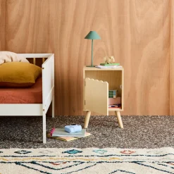 Kinder-nachtkastje houtdecor 1 deur