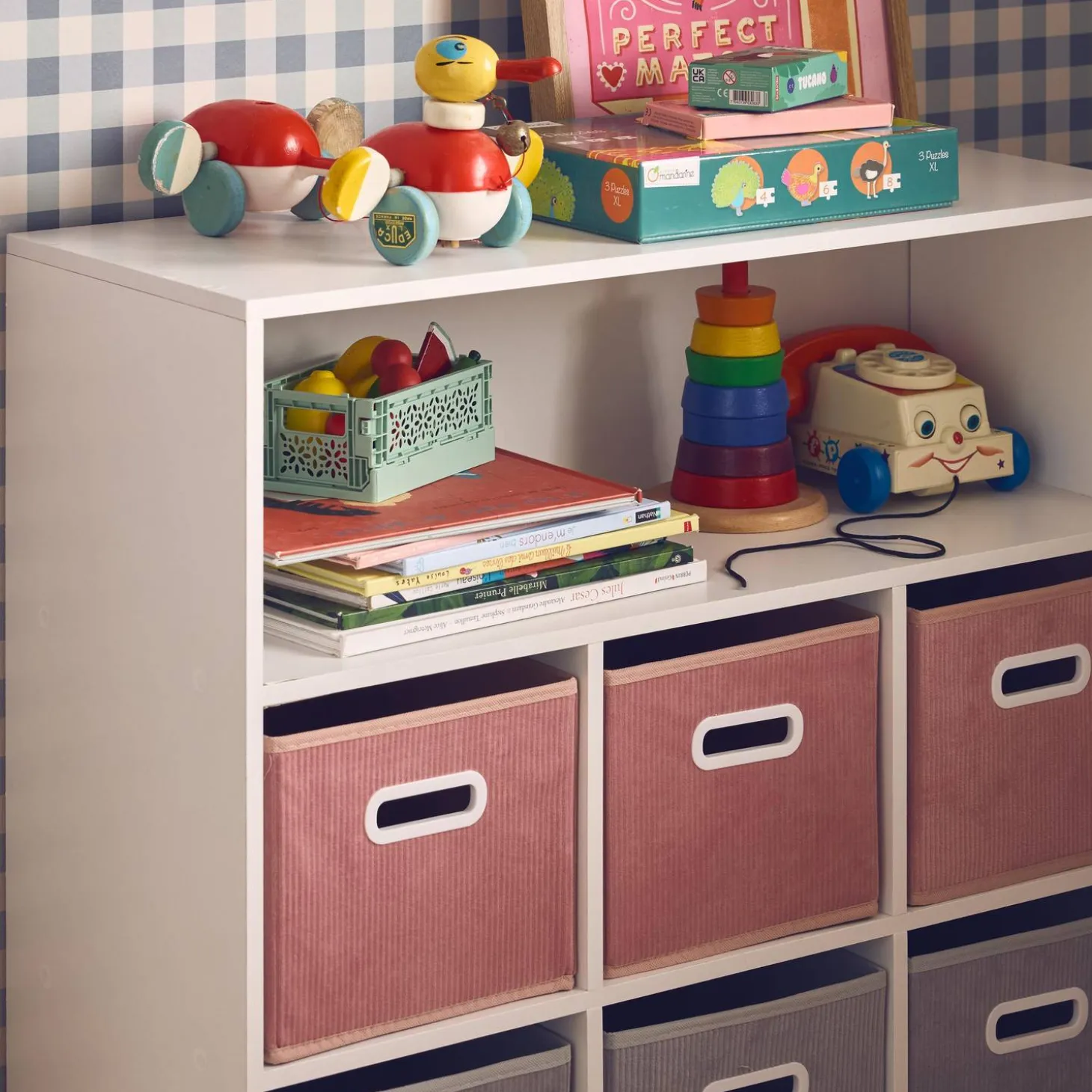 Kinderopbergmeubel, 7 vakken