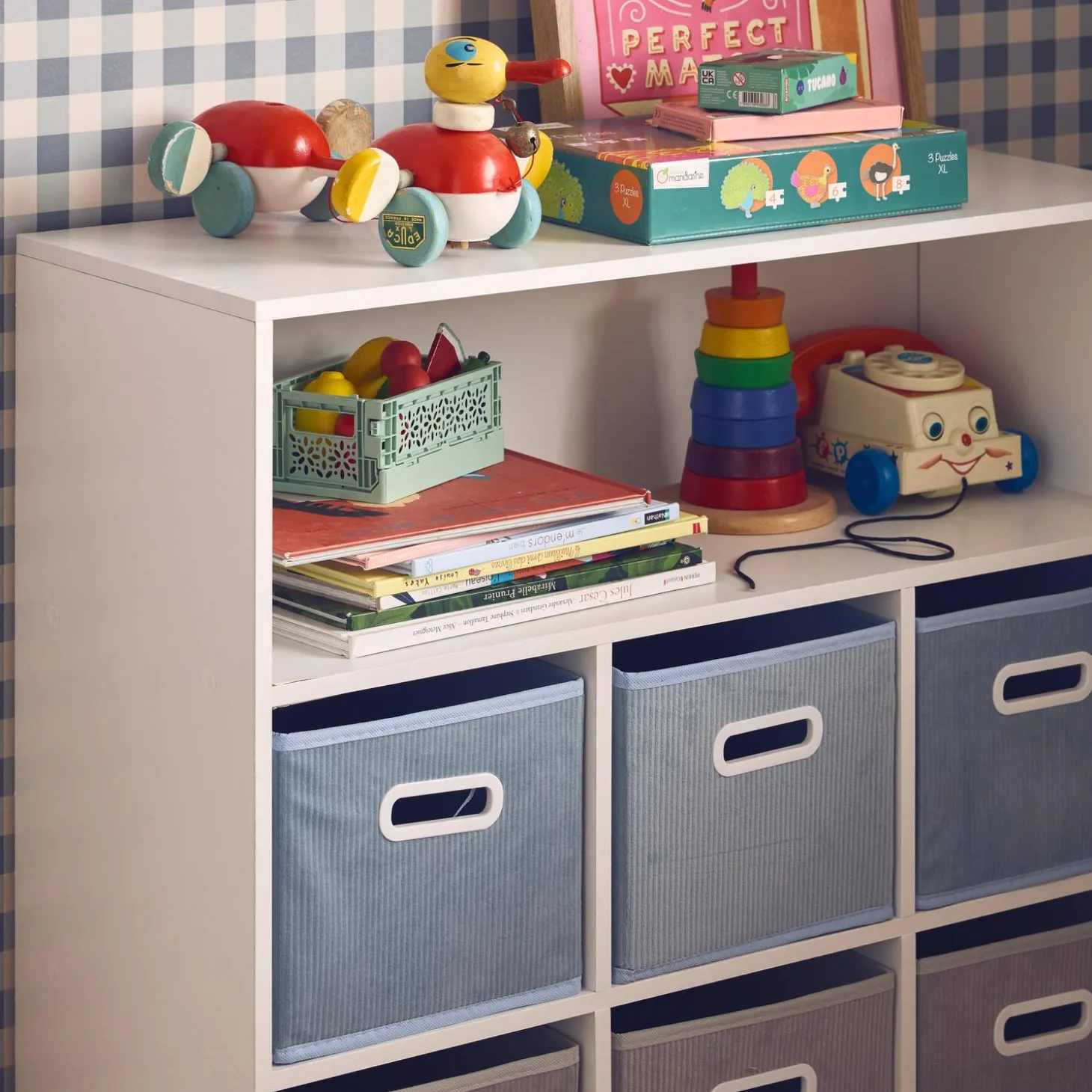 Kinderopbergmeubel, 7 vakken