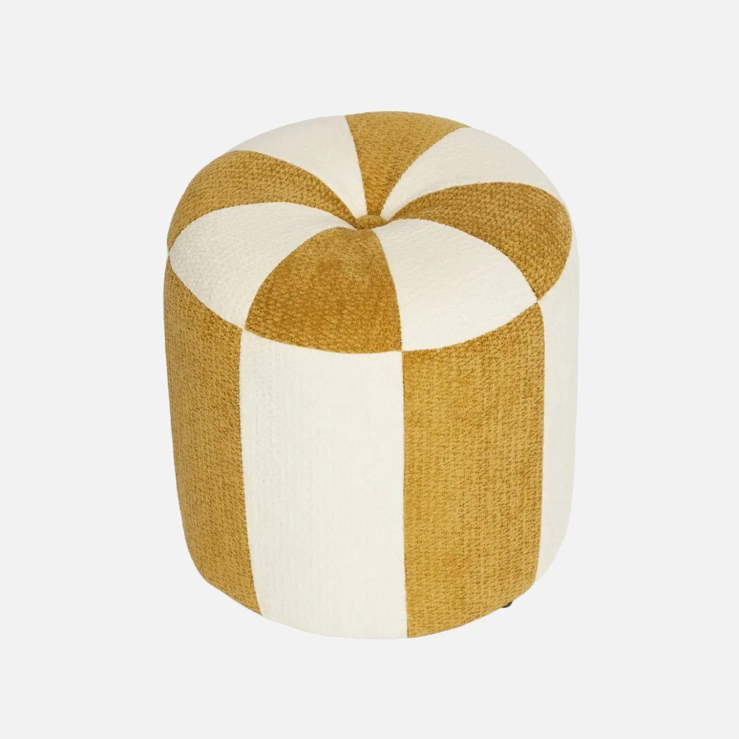 Kinderpoef chenille stof