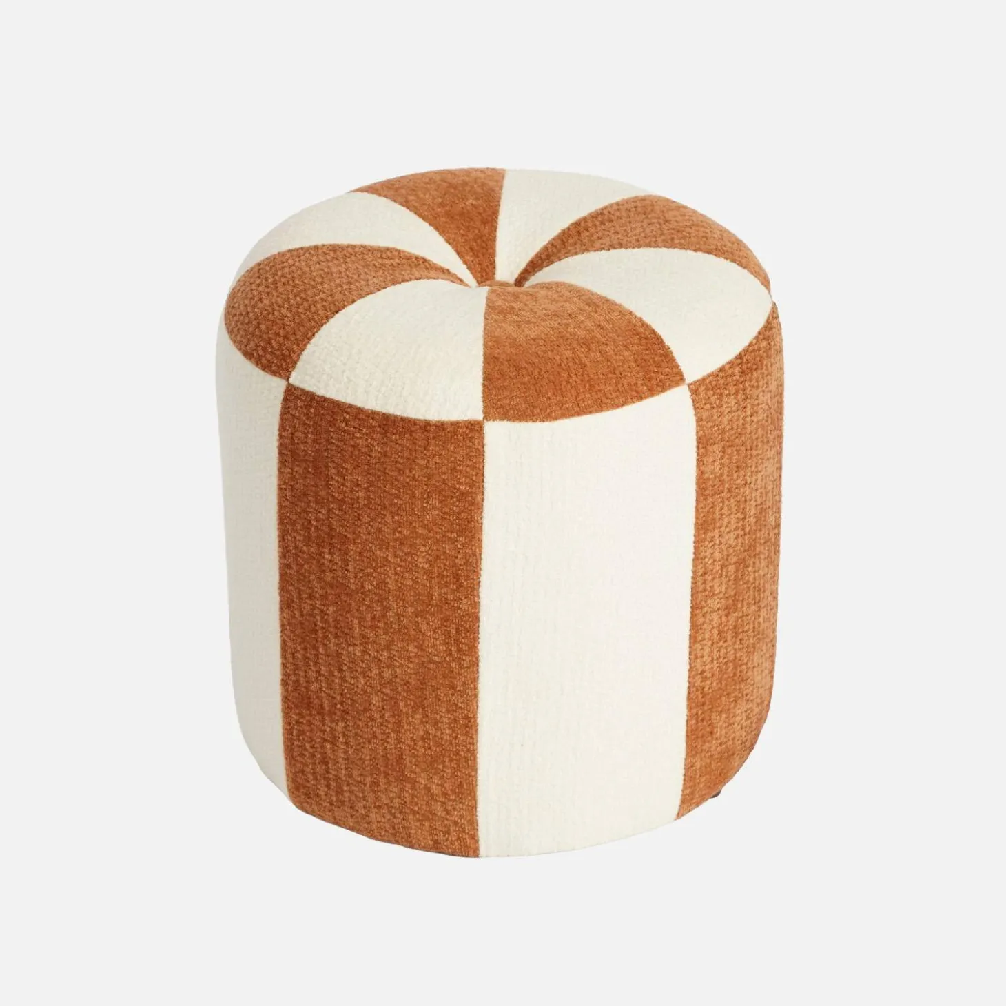 Kinderpoef chenille stof