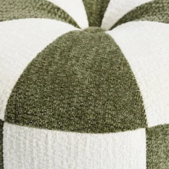 Kinderpoef chenille stof