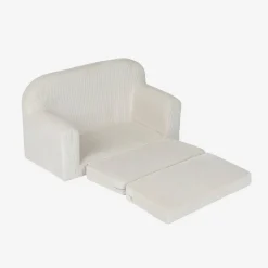 Kinder slaapbank uitklapbaar corduroy