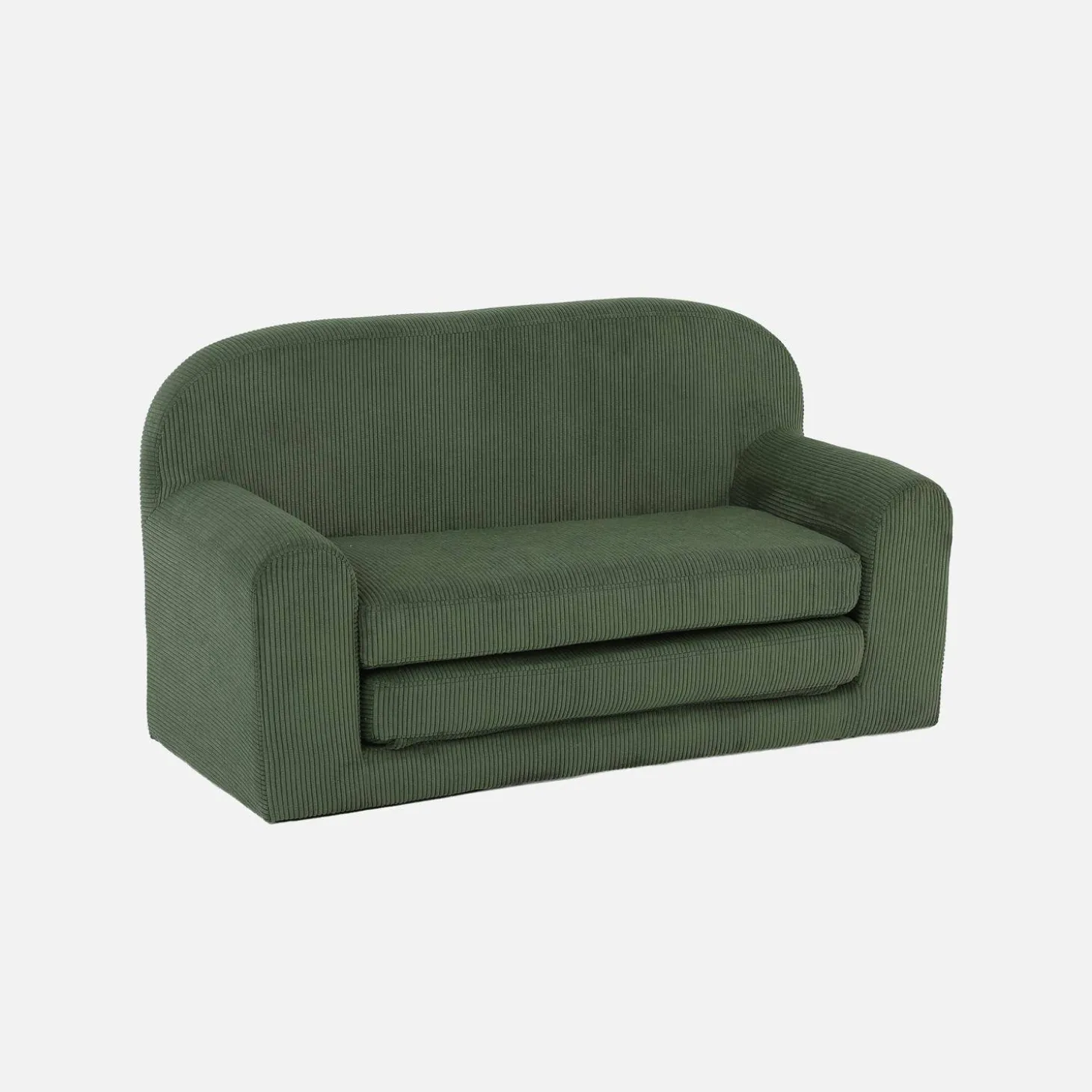 Kinder slaapbank uitklapbaar corduroy