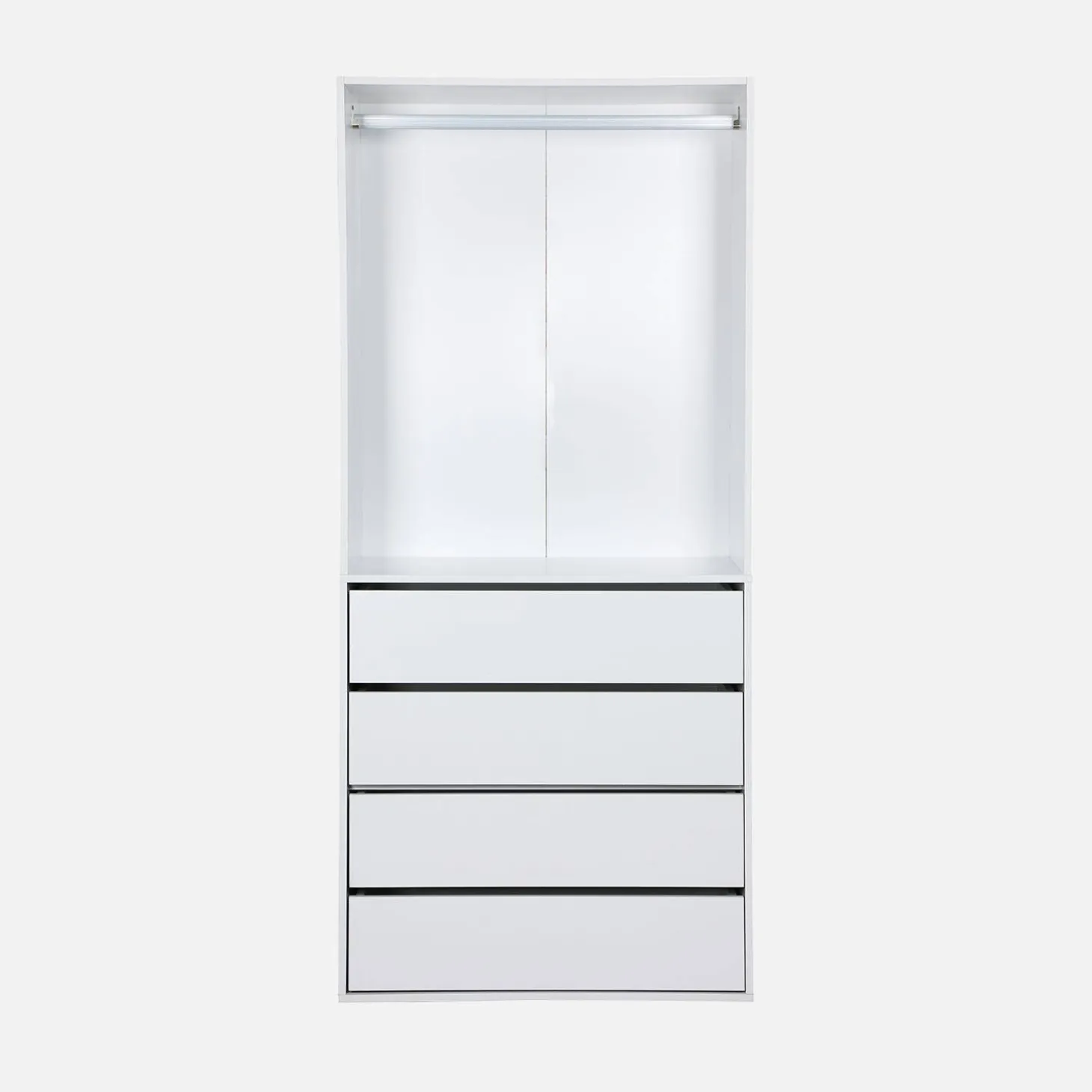 Kledingkast module hangruimte en 4 lades 80cm