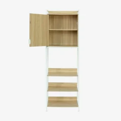 Kledingkast module met 1 deurtje en planken 60cm