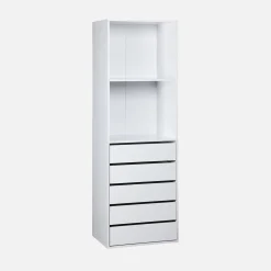Kledingkast module vakken en 5 lades 60cm