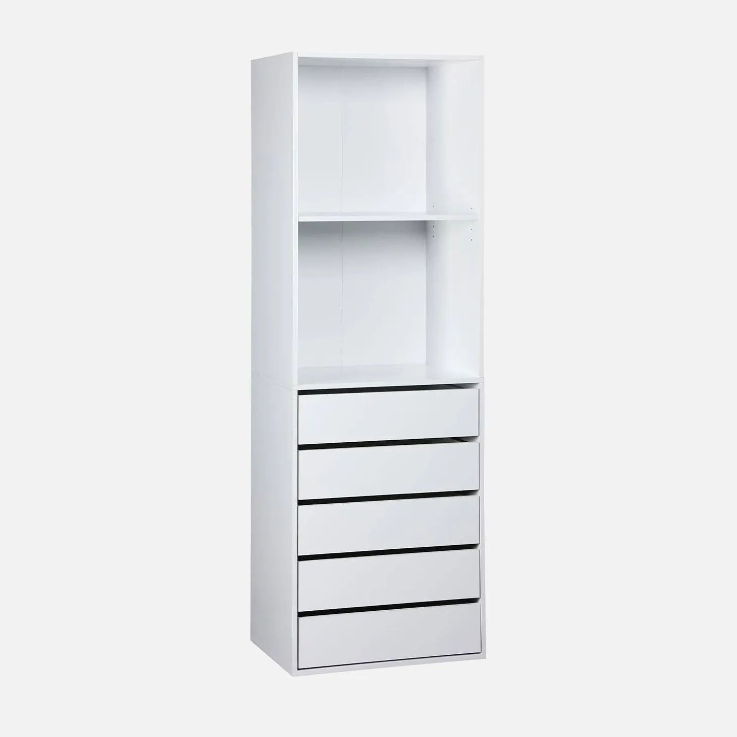 Kledingkast module vakken en 5 lades 60cm