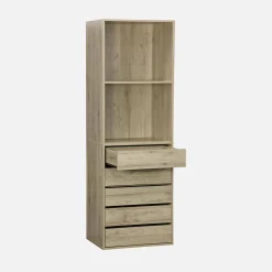 Kledingkast module vakken en 5 lades 60cm