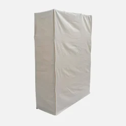 Kledingkast van bamboe met hangruimte en 3 planken 110cm
