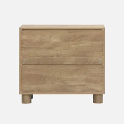 Klein kastje houtdecor 2 omkeerbare deuren 80cm