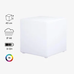 Kubus LED lamp warm wit