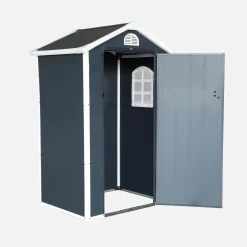 Kunststof tuinhuisje met aluminium frame 1,39 m²