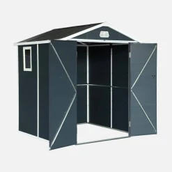 Kunststof tuinhuisje met aluminium frame 3,65 m²