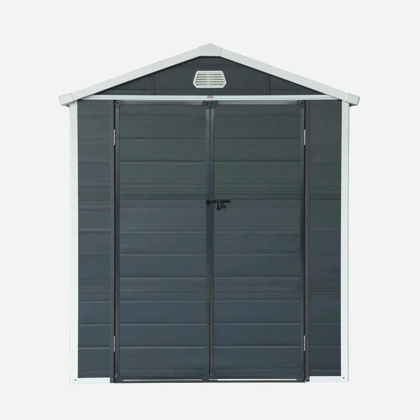 Kunststof tuinhuisje met aluminium frame 3,65 m²