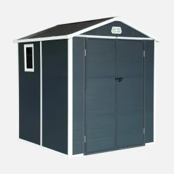 Kunststof tuinhuisje met aluminium frame 3,65 m²