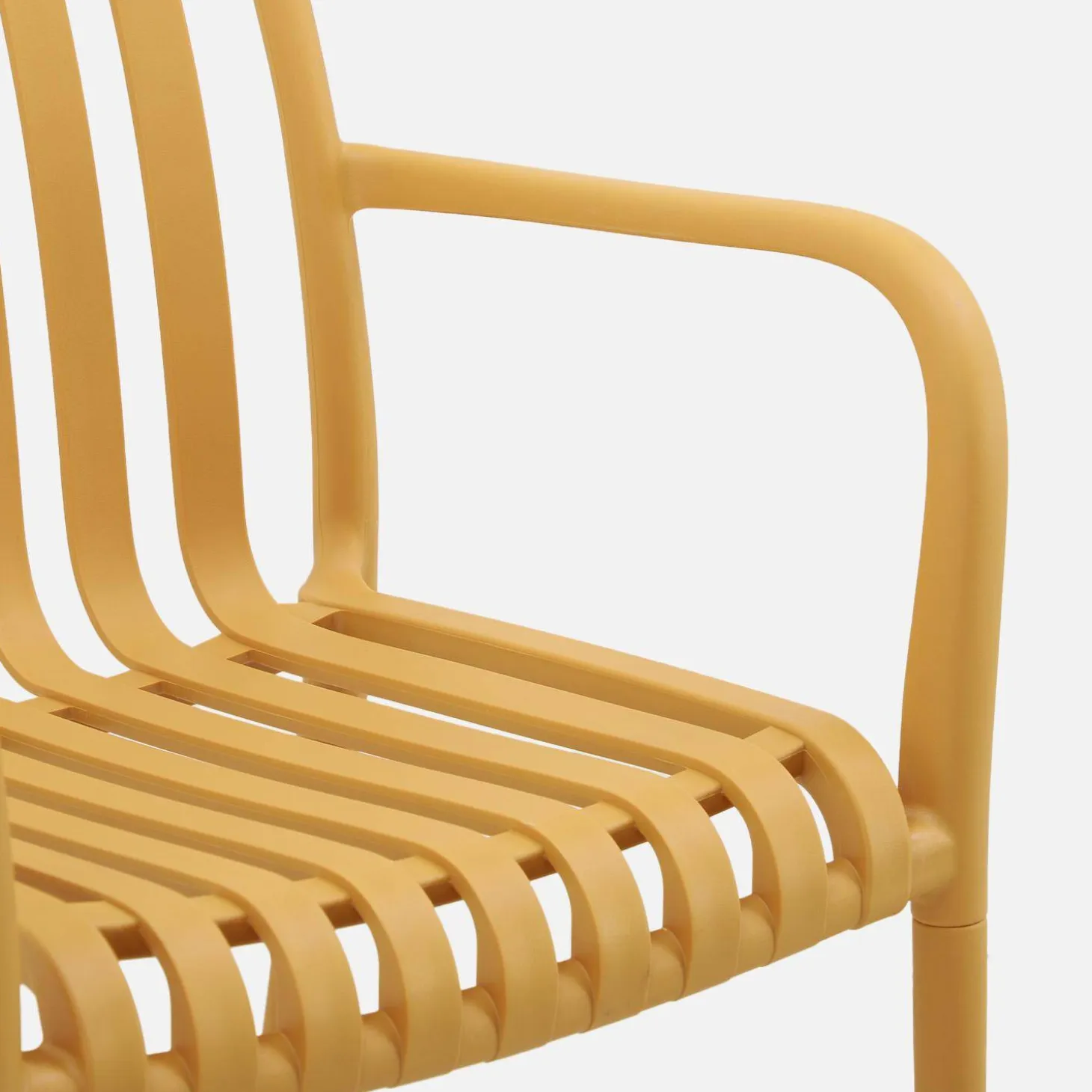 Kunststof tuinstoelen (set van 4)