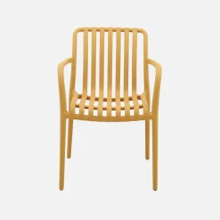 Kunststof tuinstoelen (set van 4)