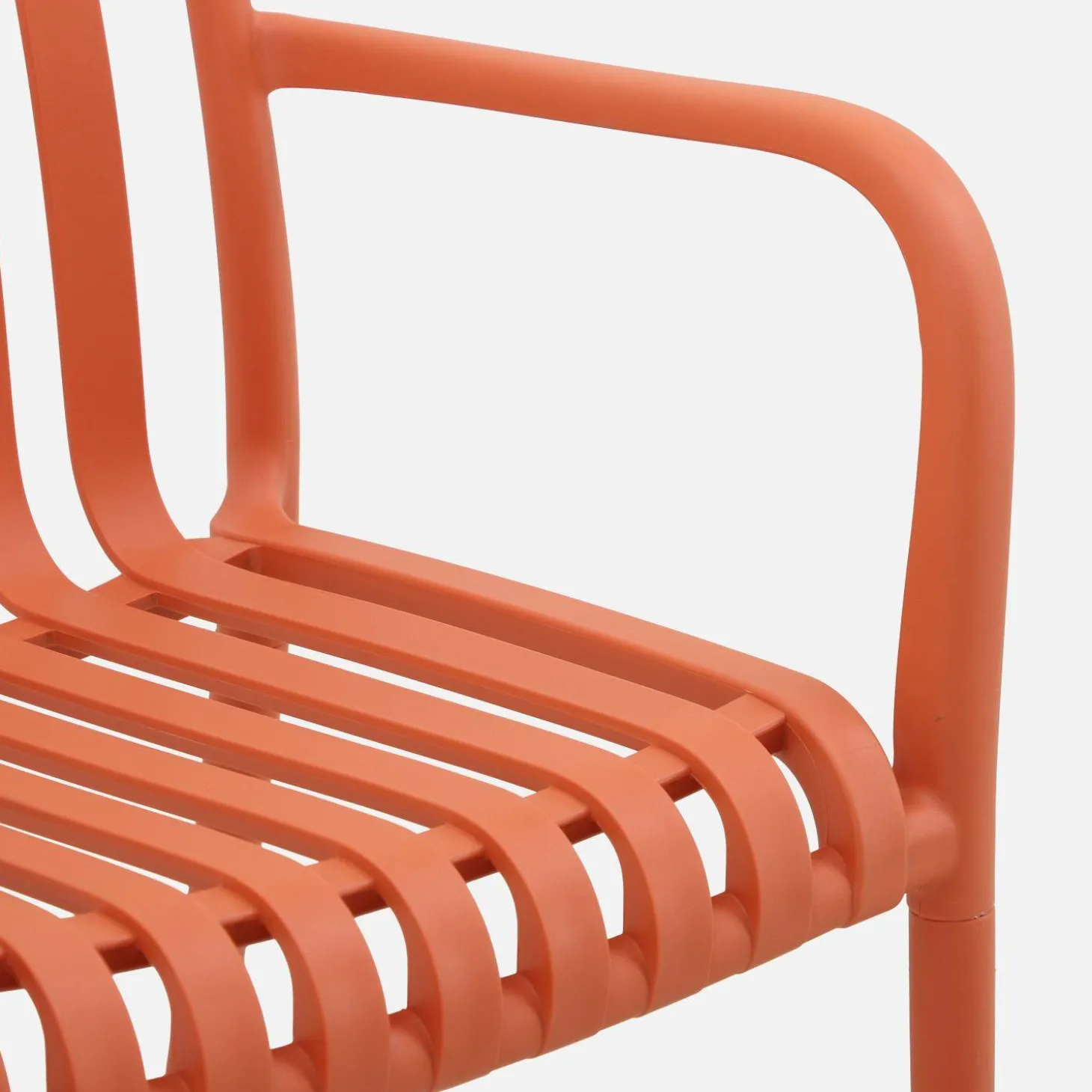 Kunststof tuinstoelen (set van 4)