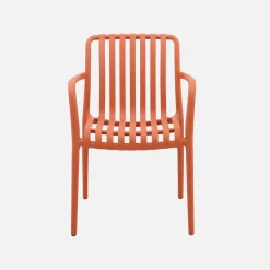 Kunststof tuinstoelen (set van 4)