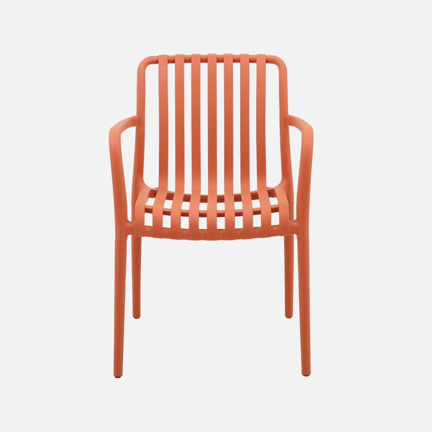 Kunststof tuinstoelen (set van 4)