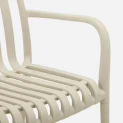Kunststof tuinstoelen (set van 4)