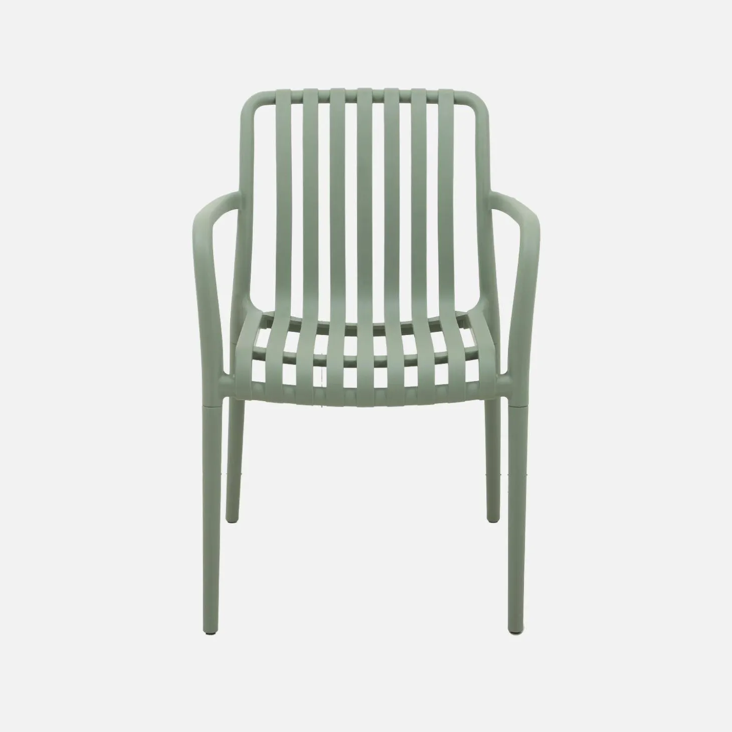 Kunststof tuinstoelen (set van 4)