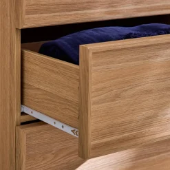 Ladekast houtlook met 6 lades 120cm