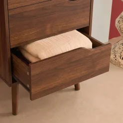 Ladekast met 4 lades houtdecor 48cm