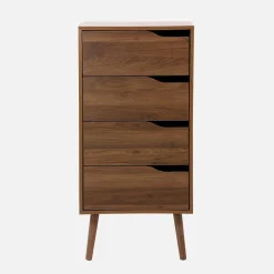 Ladekast met 4 lades houtdecor 48cm