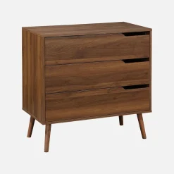 Ladekast met 3 lades houtdecor 80cm